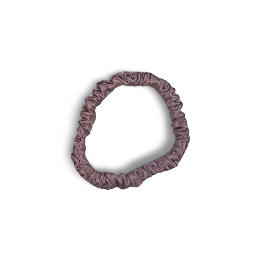 Luxury Silk Scrunchie • Dusty Lavender size S