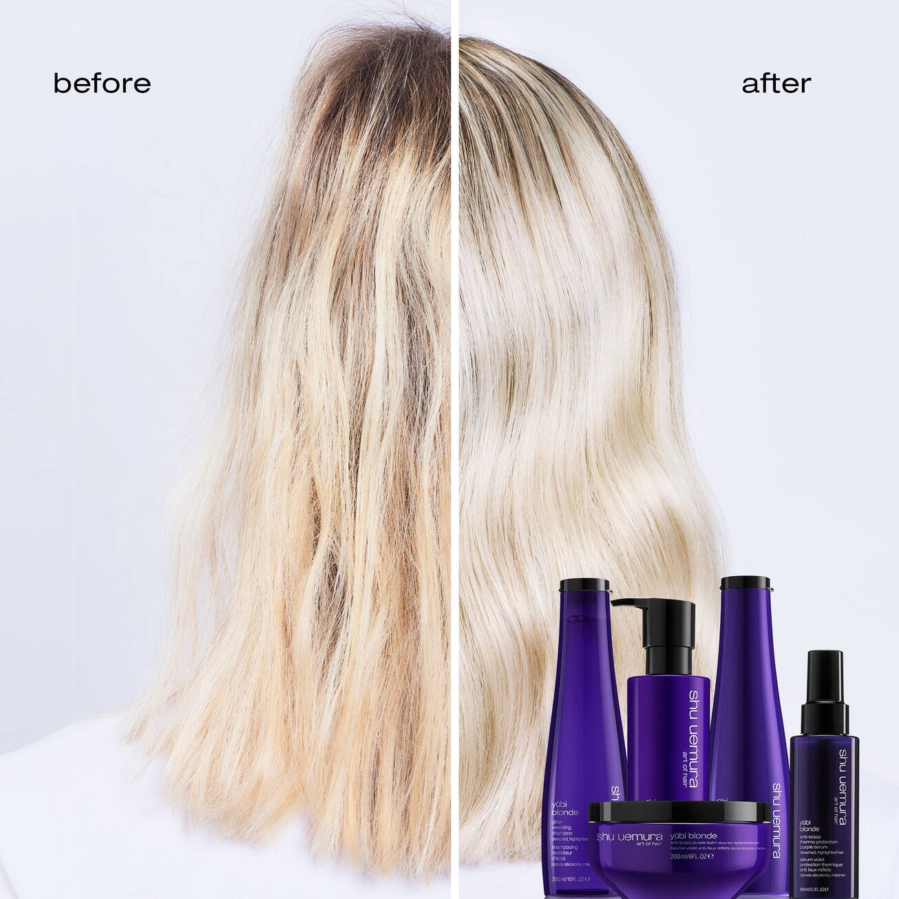 Shu Uemura Yubi Blonde Anti-brass Purple Shampoo