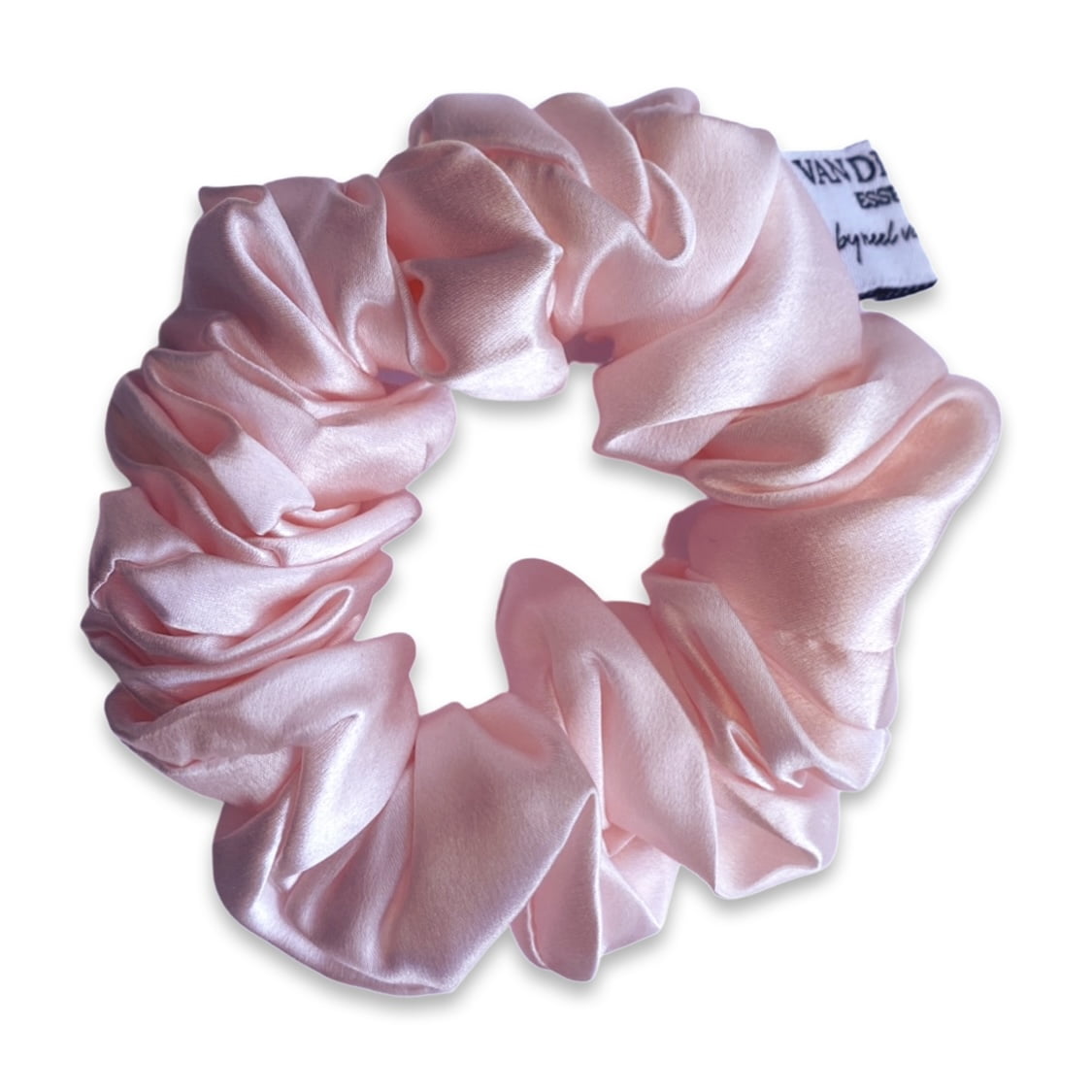 Luxury Silk Scrunchie • Baby Pink size M