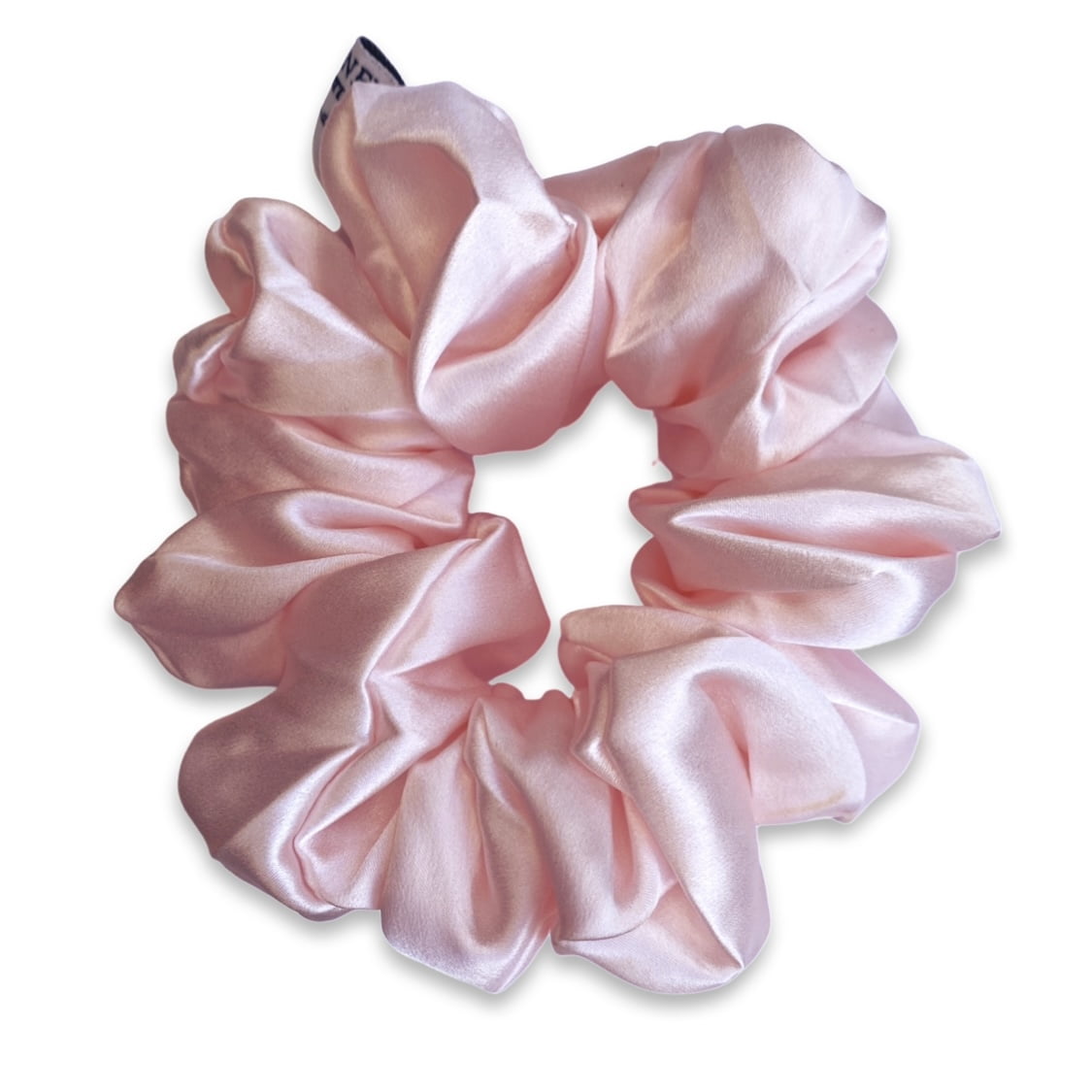 Luxury Silk Scrunchie • Baby Pink size L